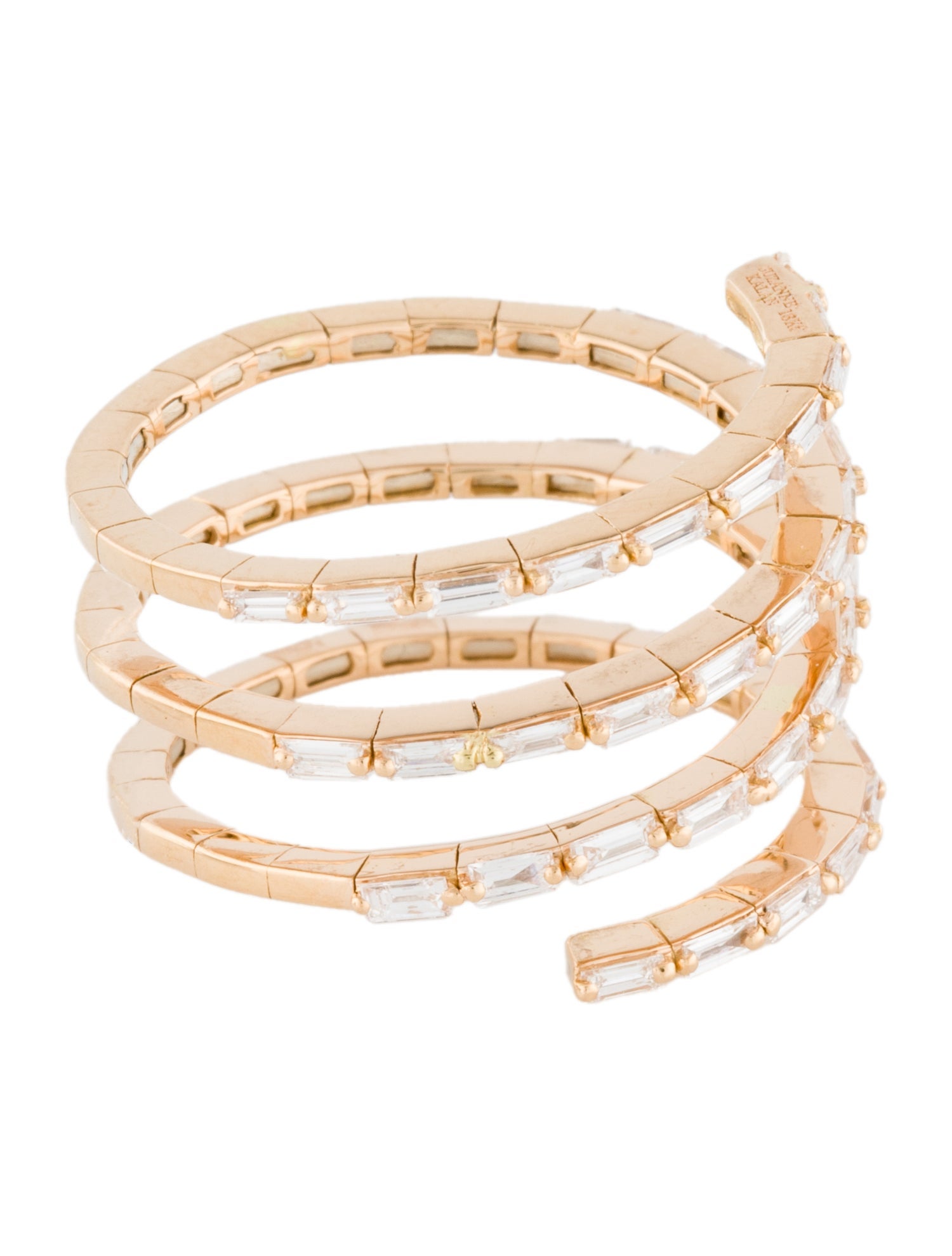 Suzanne Kalan 18K Spiral Diamond Band