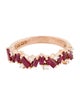 Suzanne Kalan 18K Ruby & Diamond Frenzy Band