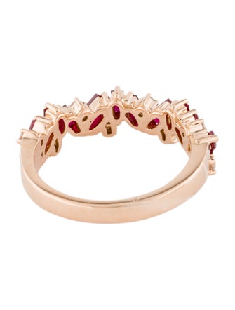 Suzanne Kalan 18K Ruby & Diamond Frenzy Band
