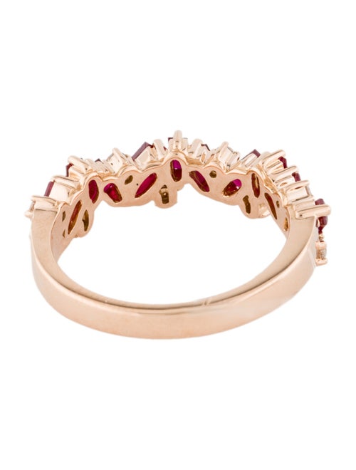 Suzanne Kalan 18K Ruby & Diamond Frenzy Band