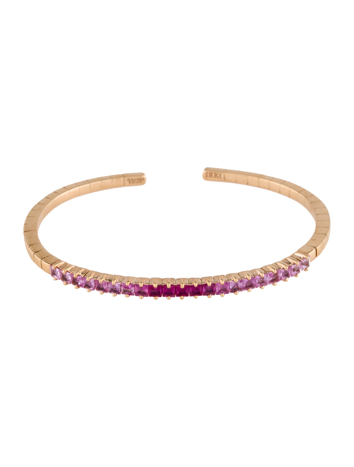 Suzanne Kalan 18K Sapphire & Ruby Tie Dye Cuff