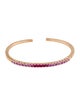 Suzanne Kalan 18K Sapphire & Ruby Tie Dye Cuff