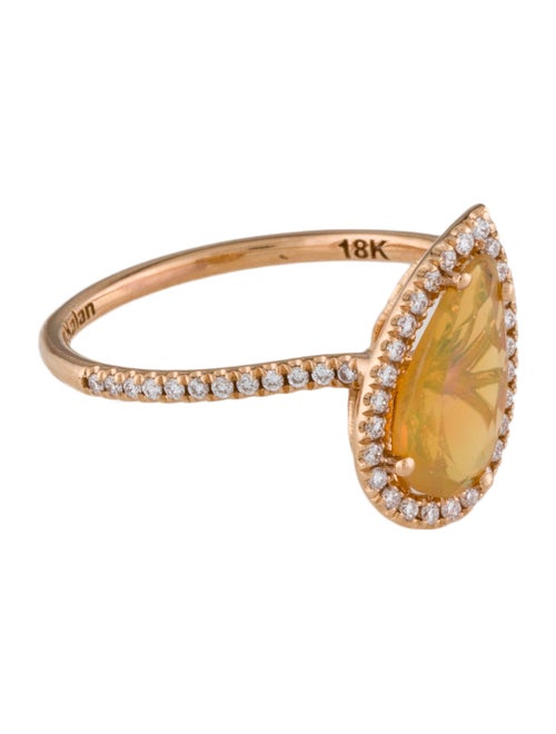Suzanne Kalan 18K Opal & Diamond Cocktail Ring