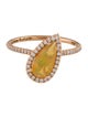 Suzanne Kalan 18K Opal & Diamond Cocktail Ring