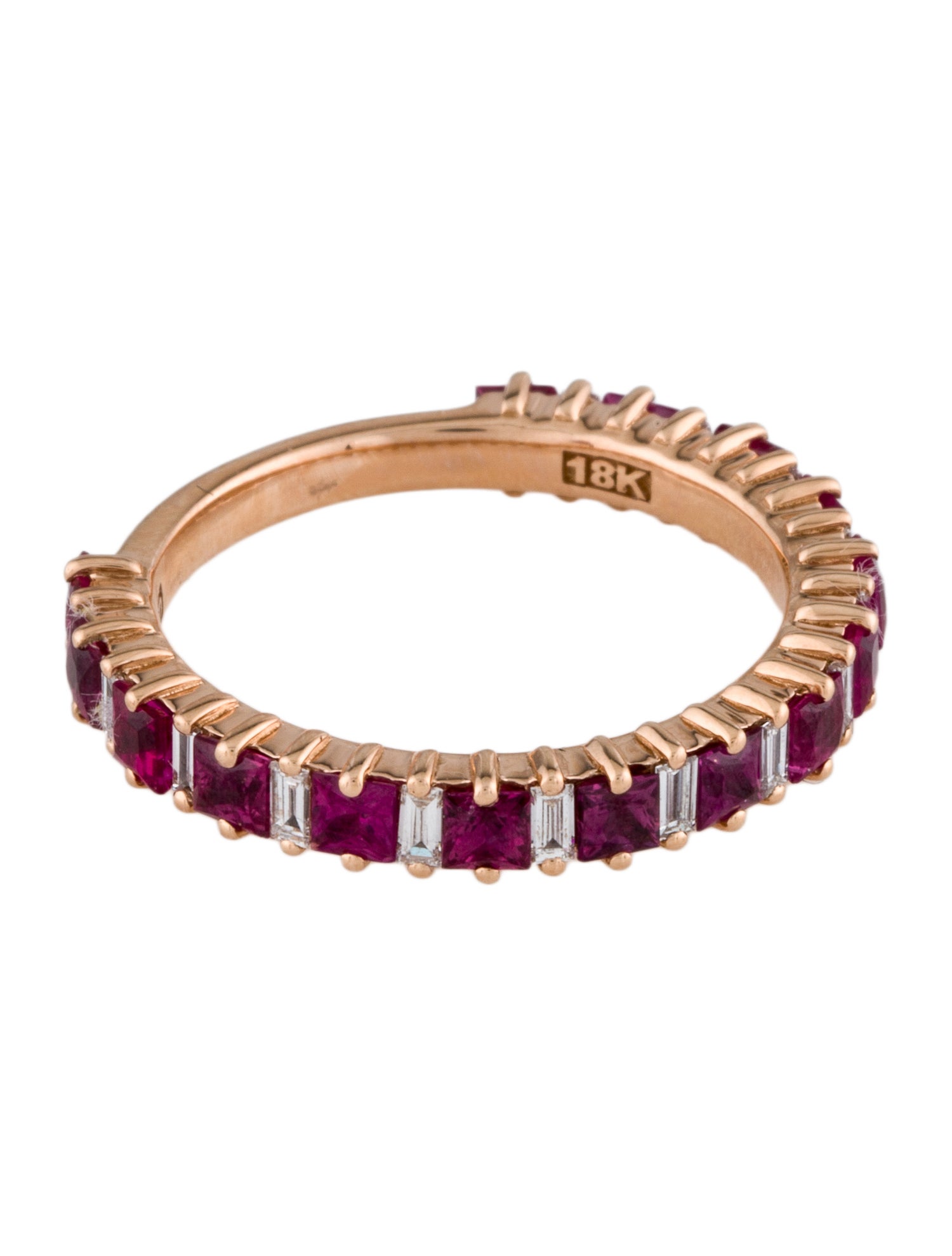 Suzanne Kalan 18K Ruby & Diamond Band
