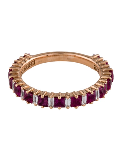 Suzanne Kalan 18K Ruby & Diamond Band