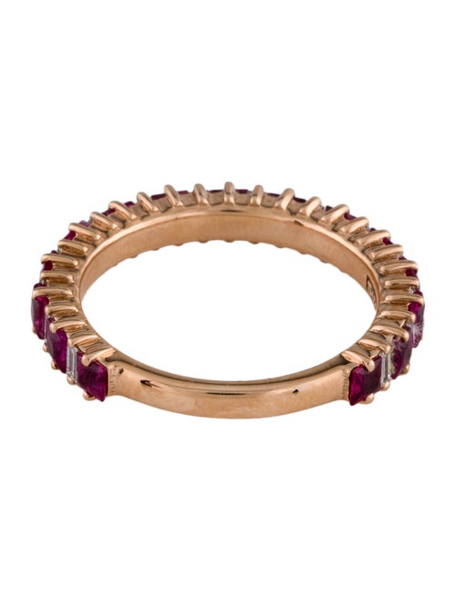 Suzanne Kalan 18K Ruby & Diamond Band
