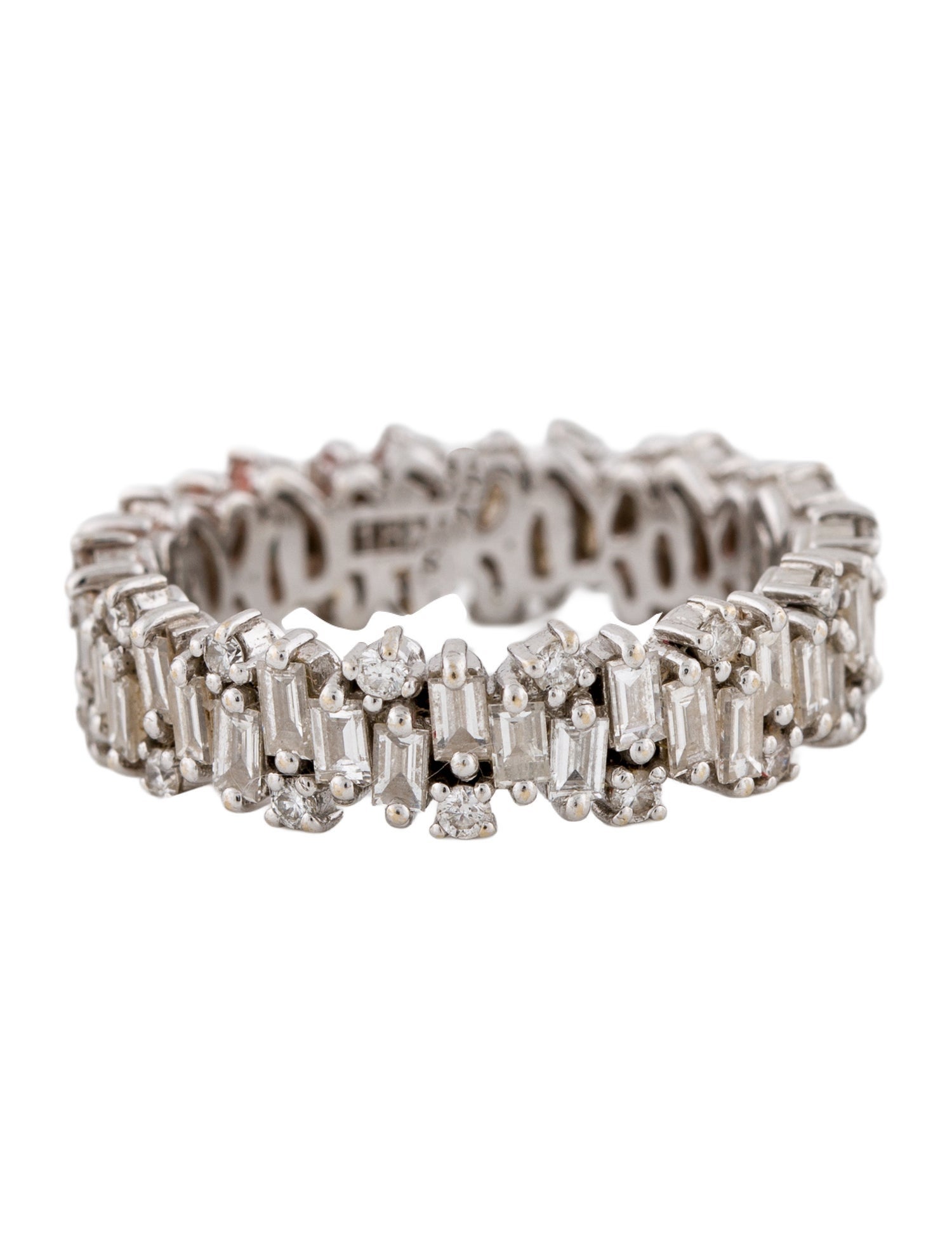 Suzanne Kalan 18K Diamond Classic Shimmer Eternity Band