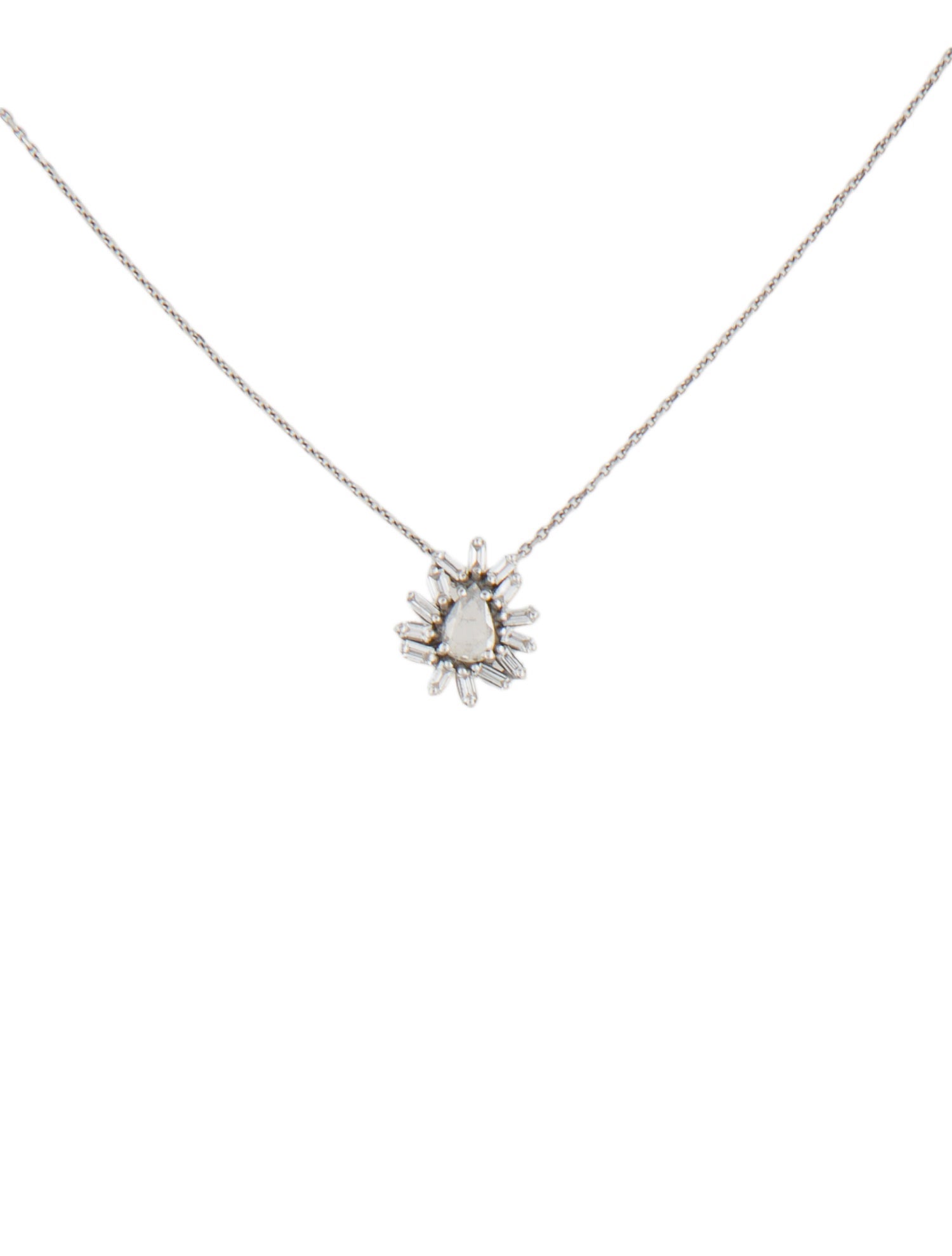 Suzanne Kalan 18K Diamond Pendant Necklace