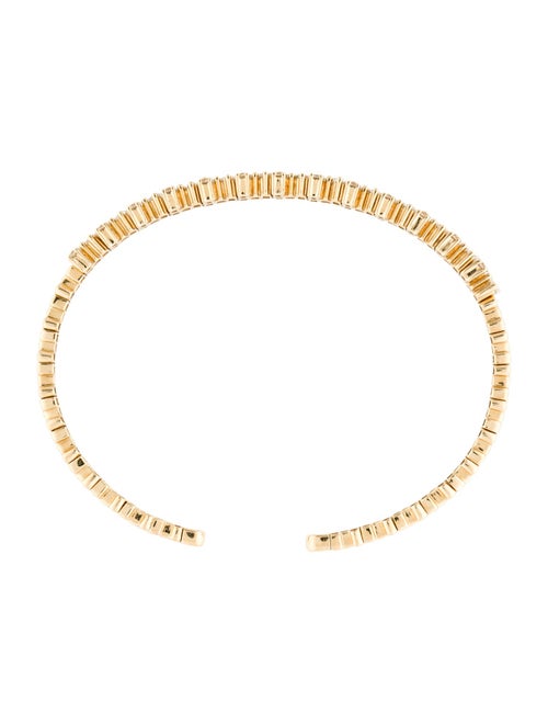 Suzanne Kalan 18K Diamond Classic Shimmer Bangle