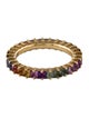 Suzanne Kalan 18K 3.19ctw Sapphire Rainbow Eternity Band