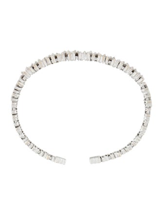 Suzanne Kalan 18K Diamond Classic Fireworks Bangle Bracelet