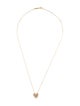 Suzanne Kalan 18K Diamond Heart Pendant Necklace