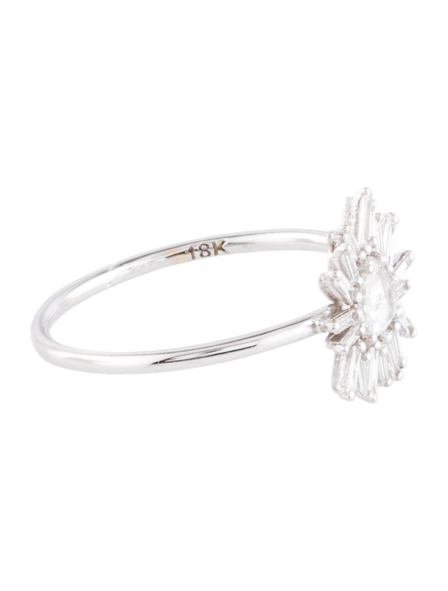 Suzanne Kalan 18K Diamond Cocktail Ring