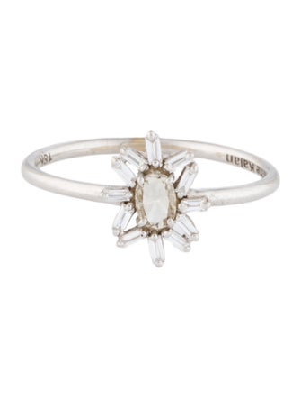 Suzanne Kalan 18K Diamond Cocktail Ring