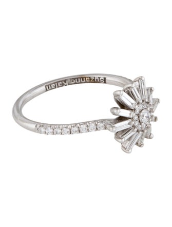 Suzanne Kalan 18K Diamond Bold Flower Cocktail Ring