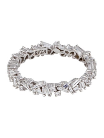 Suzanne Kalan 18K Diamond Fireworks Eternity Band