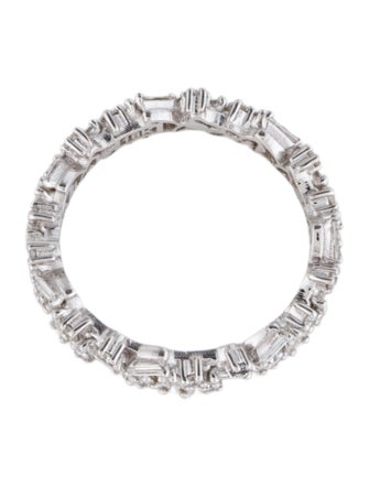 Suzanne Kalan 18K Diamond Fireworks Eternity Band