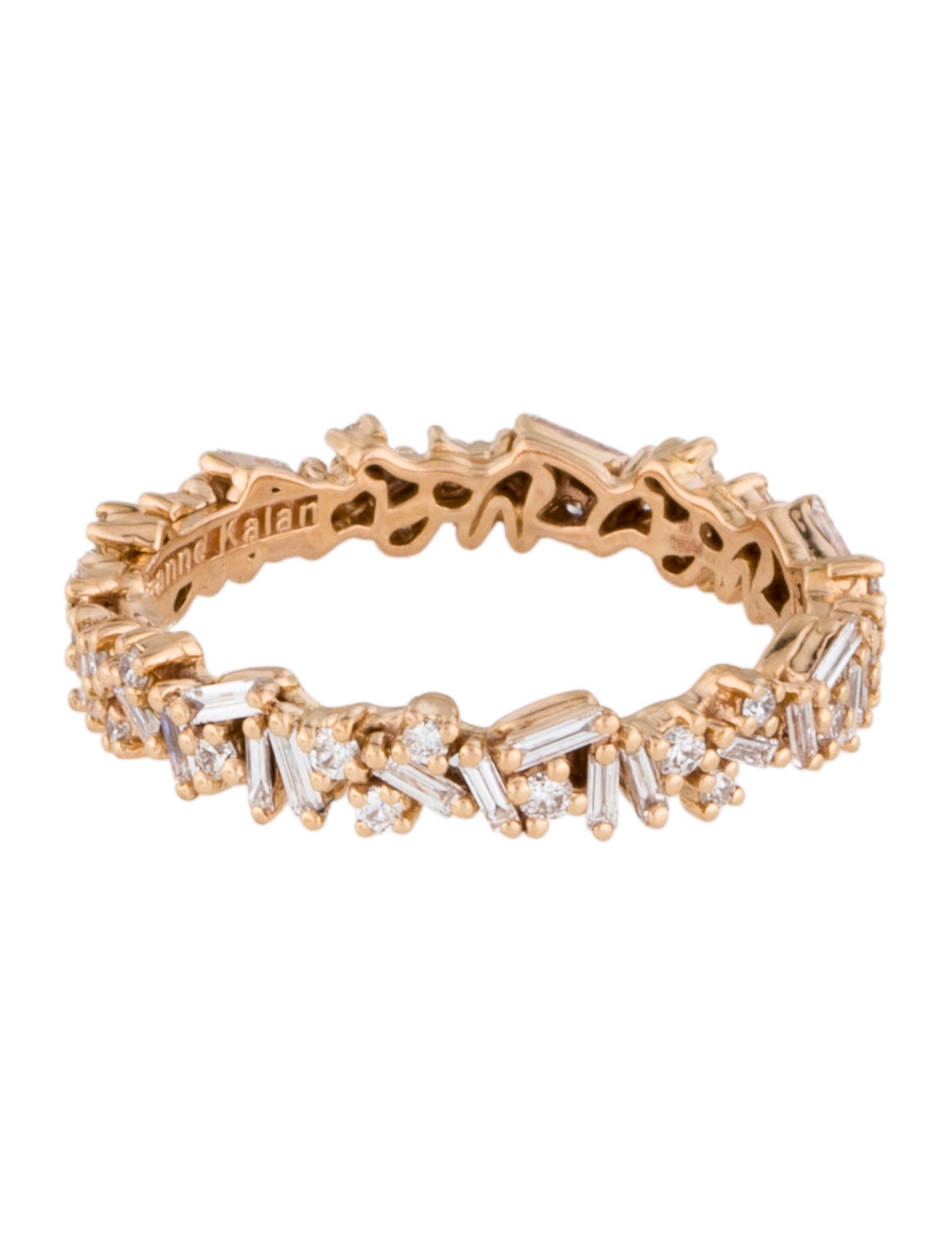 Suzanne Kalan 18K Diamond Fireworks Eternity Band