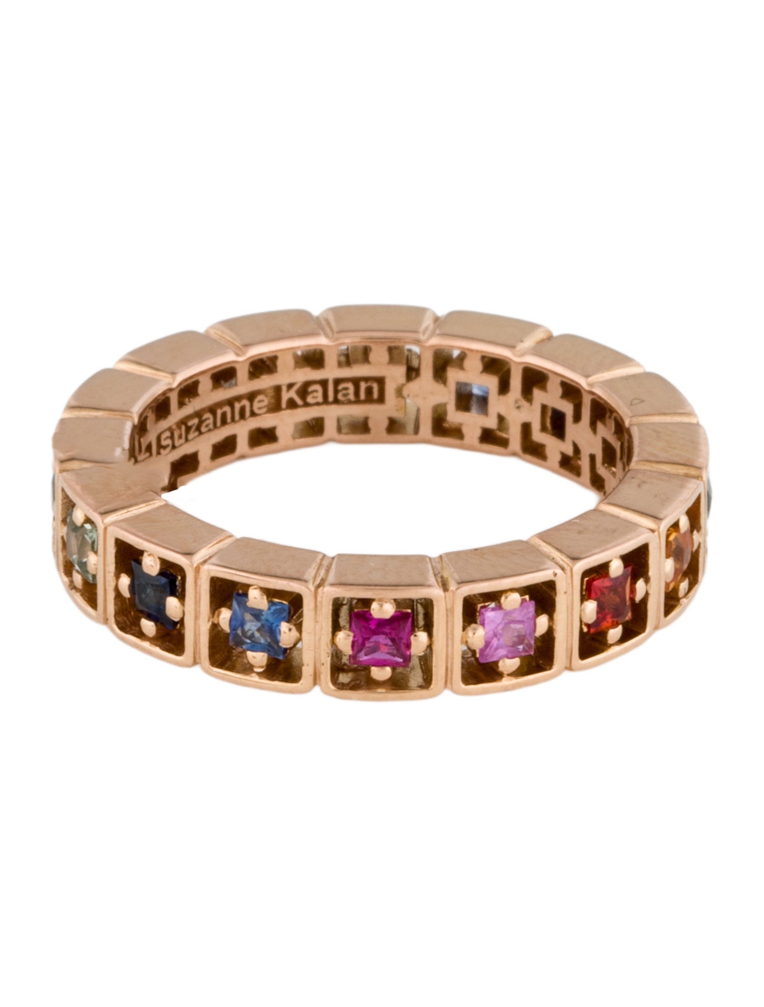 Suzanne Kalan 18K Sapphire Eternity Band Ring