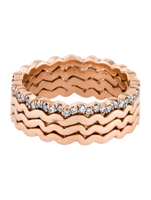 Suzanne Kalan 18K Diamond Mini Wave Eternity Band