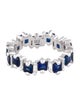 Suzanne Kalan 18K 2.52ctw Sapphire & Diamond Eternity Band