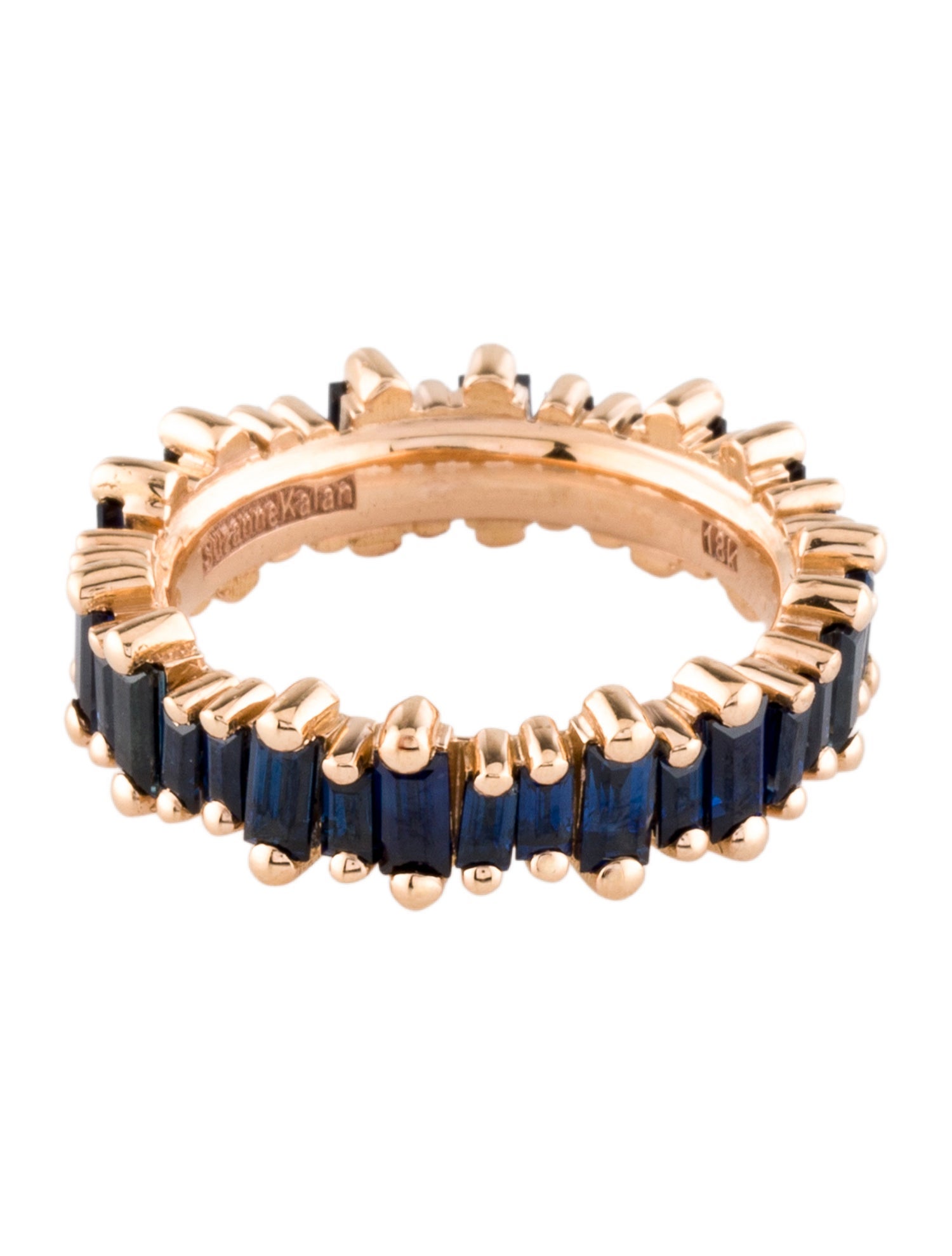Suzanne Kalan 18K Sapphire Eternity Band