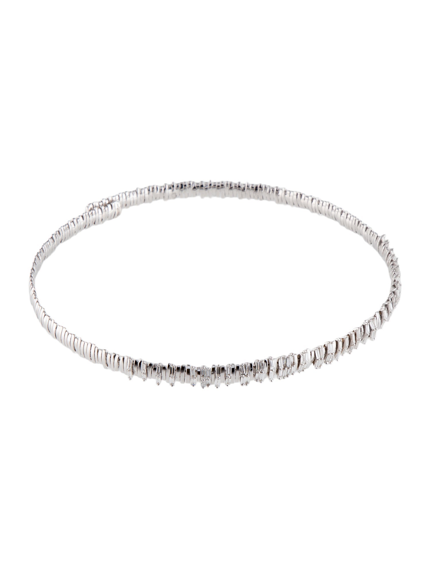 Suzanne Kalan 18K 2.27ctw Diamond Choker Necklace