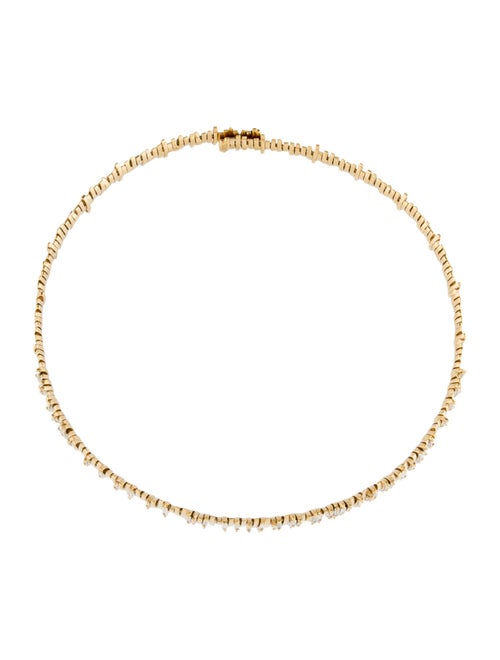 Suzanne Kalan 18K 2.55ctw Diamond Fireworks Choker Necklace