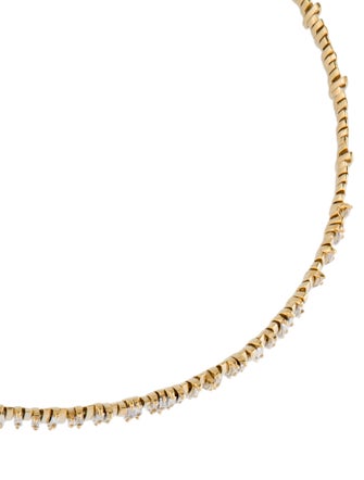 Suzanne Kalan 18K 2.55ctw Diamond Fireworks Choker Necklace