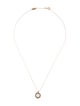 Suzanne Kalan 18K Prasiolite & Diamond Pendant Necklace