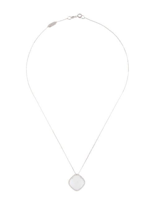 Suzanne Kalan 18K Topaz & Diamond Pendant Necklace