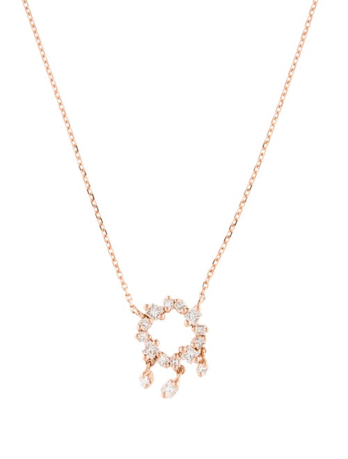 Suzanne Kalan 18K Diamond Pendant Necklace