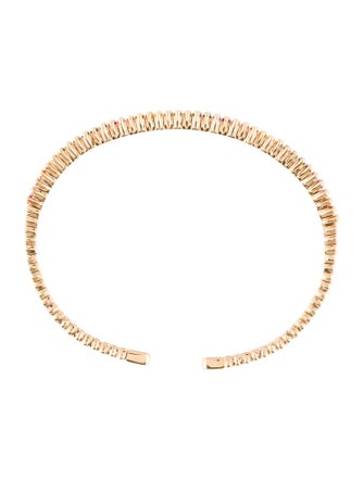 Suzanne Kalan 18K 1.15ctw Sapphire Mini Rainbow Cuff Bracelet