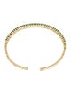 Suzanne Kalan 18K Emerald Mini Princess Cuff