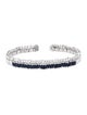 Suzanne Kalan 18K Sapphire & Diamond Short Stack Cuff