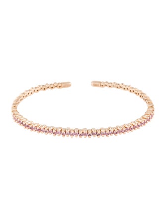 Suzanne Kalan 18K Sapphire Mini Cuff Bracelet