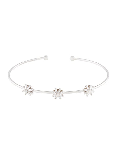 Suzanne Kalan 18K Diamond Fireworks Starburst Cuff Bracelet