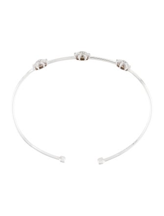 Suzanne Kalan 18K Diamond Fireworks Starburst Cuff Bracelet