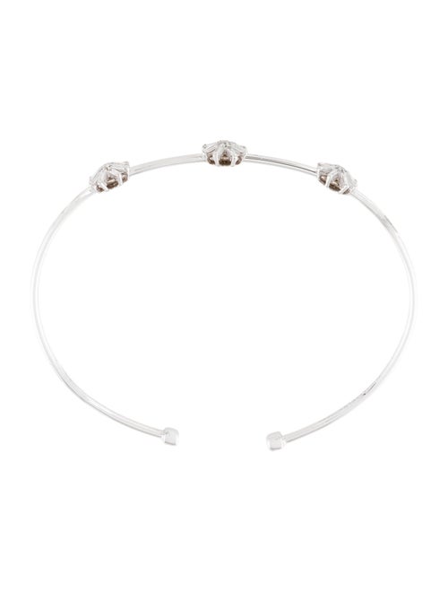 Suzanne Kalan 18K Diamond Fireworks Starburst Cuff Bracelet