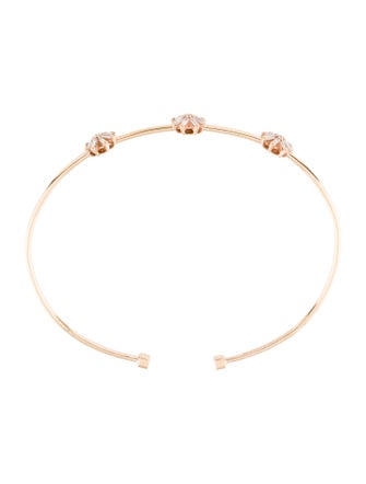 Suzanne Kalan 18K Diamond Fireworks Starburst Cuff Bracelet