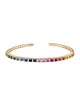Suzanne Kalan 18K Sapphire, Ruby & Diamond Cuff