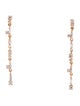 Suzanne Kalan 18K Diamond Thin Flexible Drop Earrings