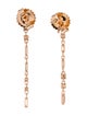 Suzanne Kalan 18K Diamond Thin Flexible Drop Earrings