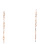 Suzanne Kalan 18K Diamond Thin Flexible Drop Earrings