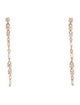 Suzanne Kalan 18K Diamond Thin Flexible Drop Earrings