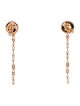 Suzanne Kalan 18K Diamond Thin Flexible Drop Earrings