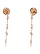 Suzanne Kalan 18K Diamond Thin Flexible Drop Earrings