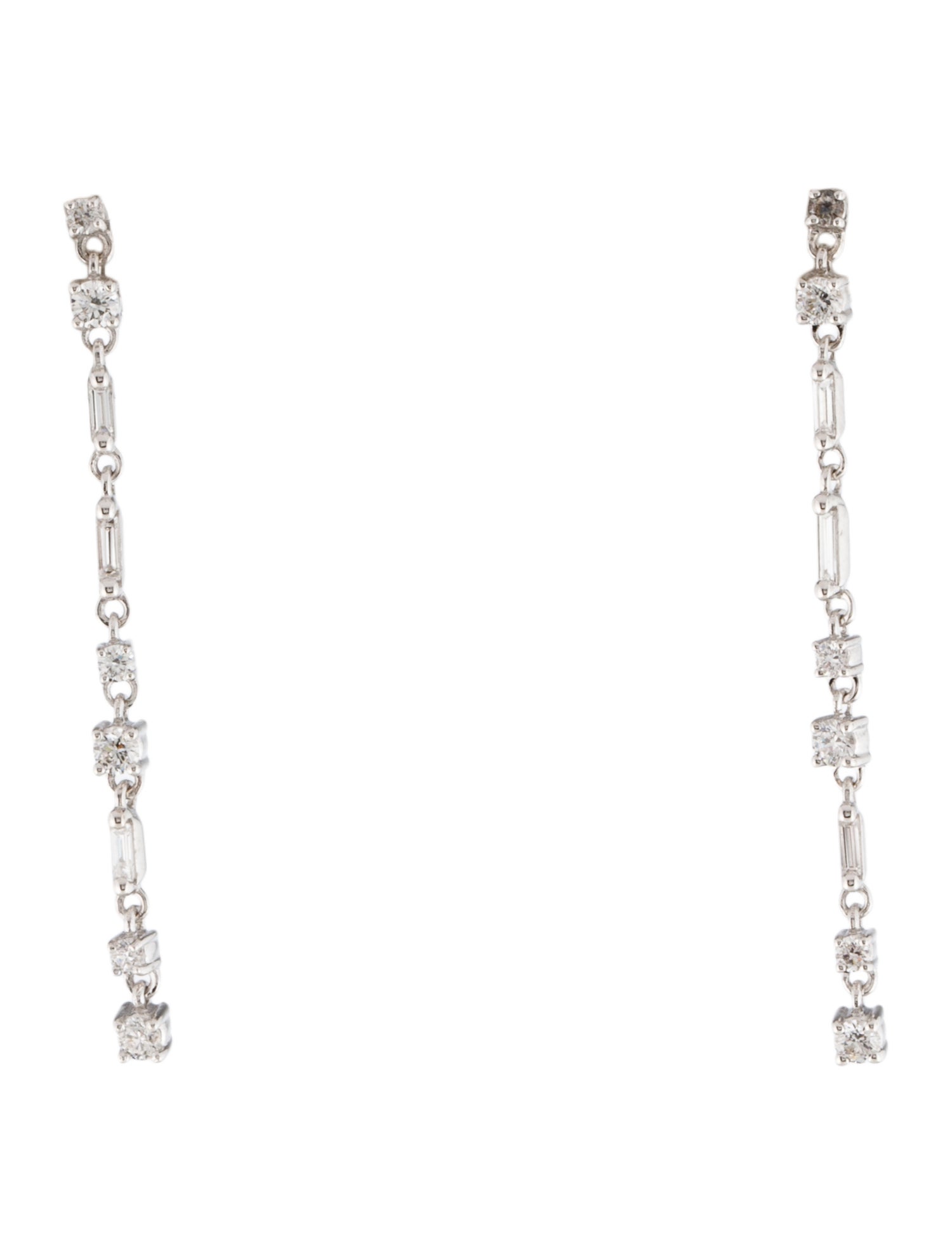 Suzanne Kalan 18K Diamond Drop Earrings