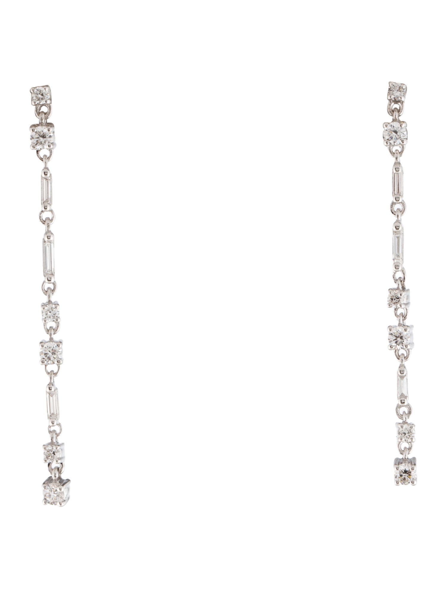 Suzanne Kalan 18K Diamond Drop Earrings